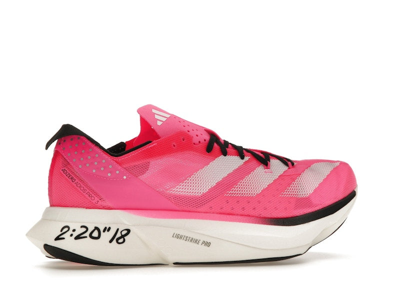 adidas Adizero Adios Pro 3 Lucid Pink Cloud White