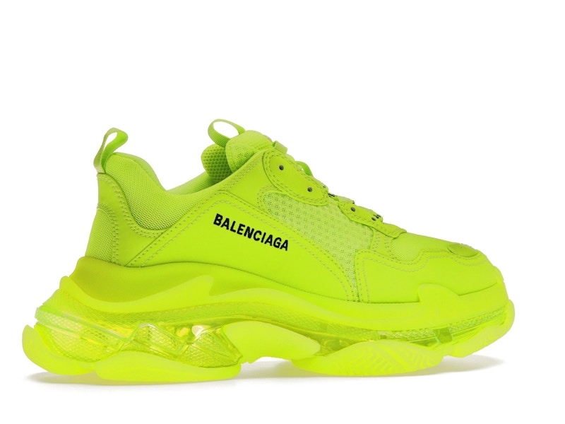 Balenciaga Triple S Clear Sole Fluo Yellow