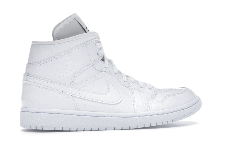 Jordan 1 Mid White Snakeskin (Women's)