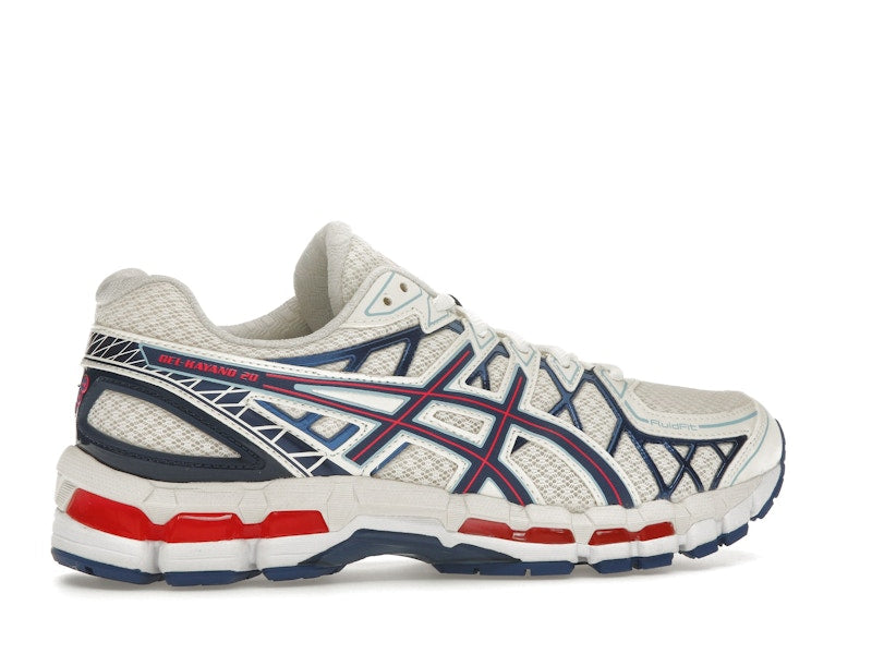 ASICS Gel-Kayano 20 Cream Blue Red