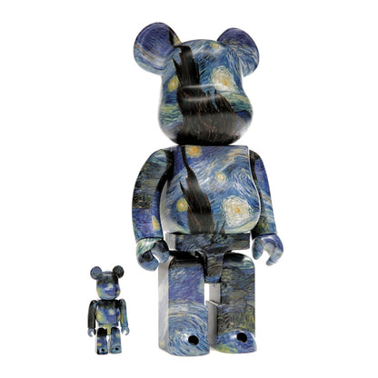 Bearbrick Vincent van Gogh The Starry Night 100% & 400% Set
