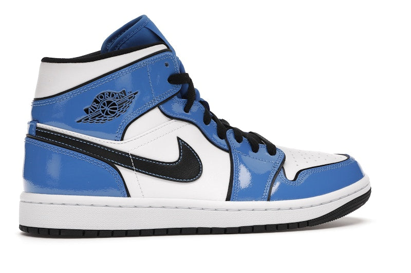 Jordan 1 Mid Signal Blue