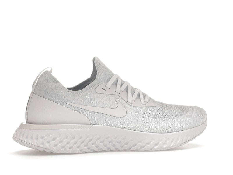 Nike Epic React Flyknit True White