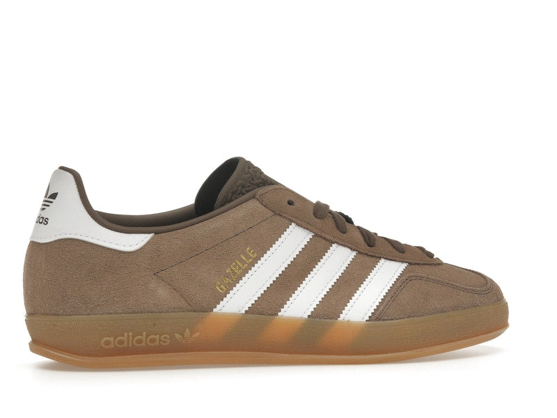 adidas Gazelle Indoor Earth Strata White Gold Metallic