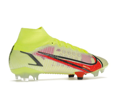 Nike Mercurial Superfly 8 Elite FG Volt Black Bright Crimson