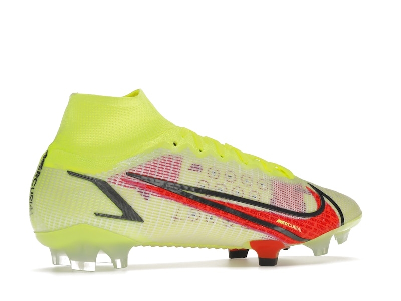 Nike Mercurial Superfly 8 Elite FG Volt Black Bright Crimson