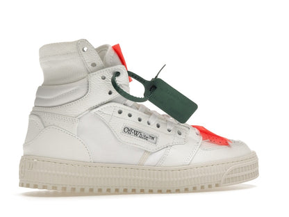 OFF-WHITE Off Court 3.0 Leather White White Orange (Bold Medial Logo)