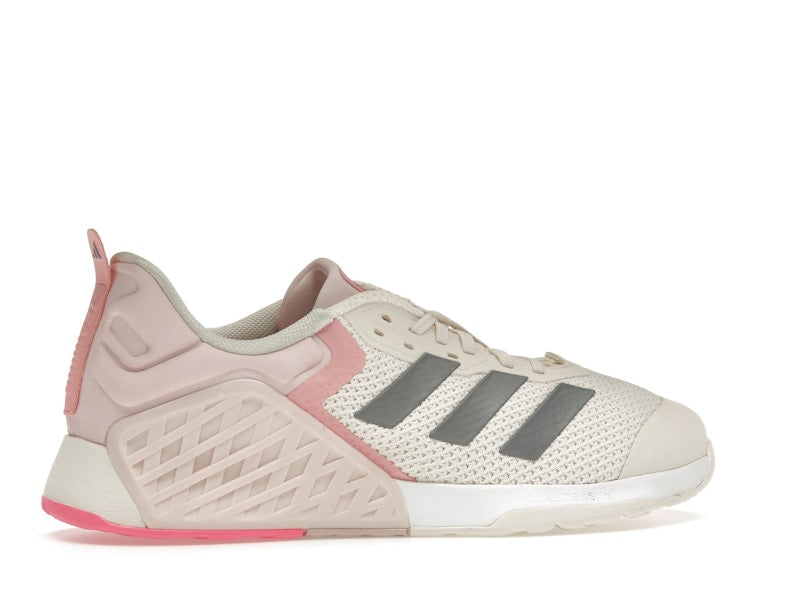 adidas Dropset 3 Chalk White Iron Metallic Semi Pink Spark (Women's)