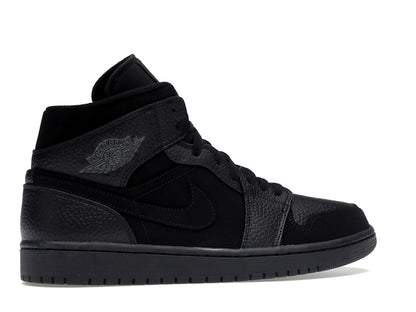 Jordan 1 Mid Black Dark Smoke Grey