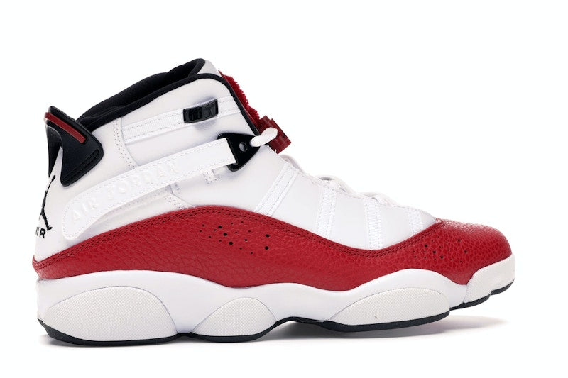 Jordan 6 Rings White University Red