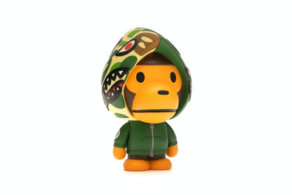 BAPE Baby Milo Shark Hoodie Vinyl Toy Green