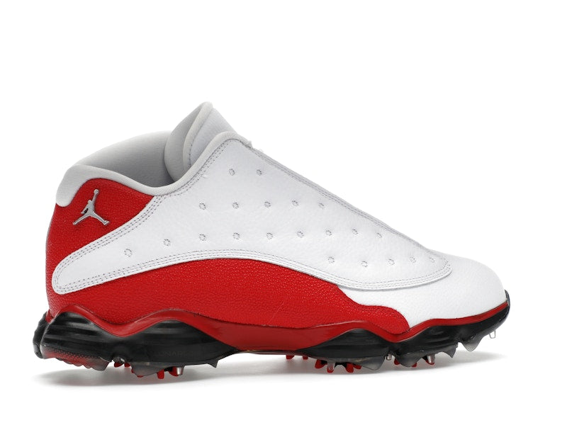 Jordan 13 Retro Golf Cleat White Red