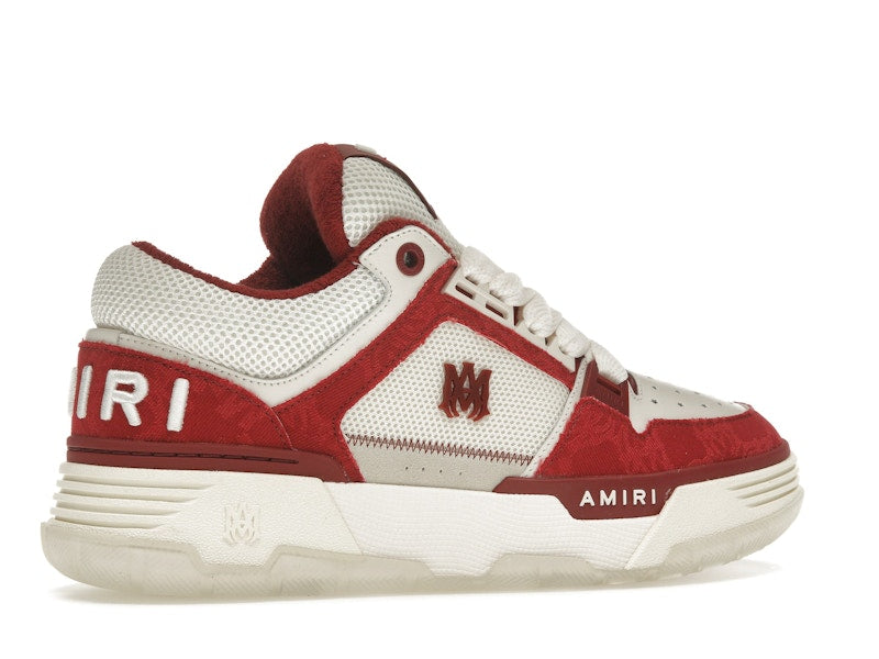AMIRI MA-1 Deep Red Quad Monogram Print