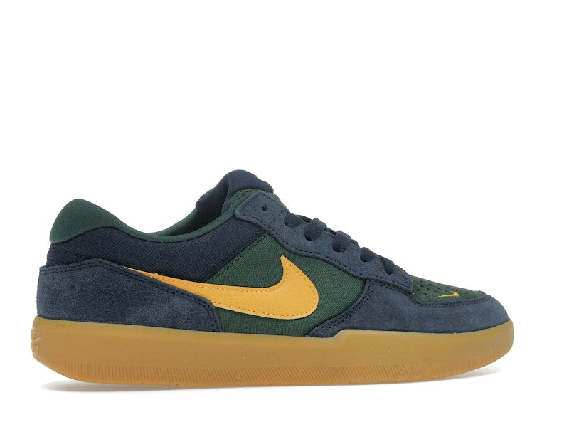 Nike SB Force 58 Midnight Navy Fir Gum Light Brown University Gold