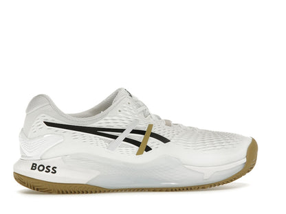 ASICS Gel-Resolution 9 Clay BOSS Matteo Berrettini White Camel