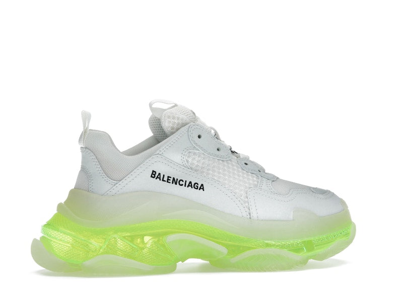 Balenciaga Triple S Clear Sole White Fluo Yellow (Women's)