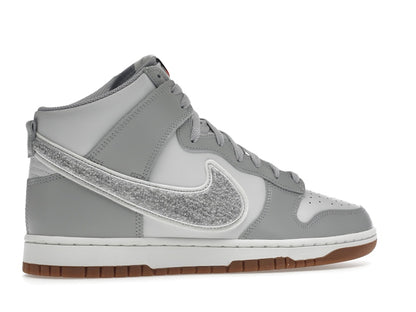Nike Dunk High University Chenille Swoosh Light Smoke Grey
