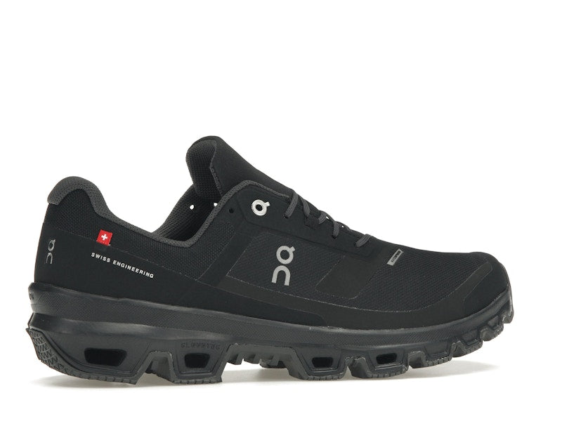 On Running Cloudventure Waterproof Black