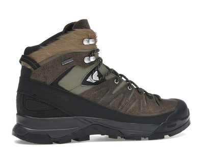 Salomon X-ALP Mid Distressed Leather GTX Dark Earth Black