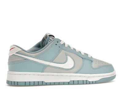 Nike Dunk Low Retro Fleece Swoosh Worn Blue