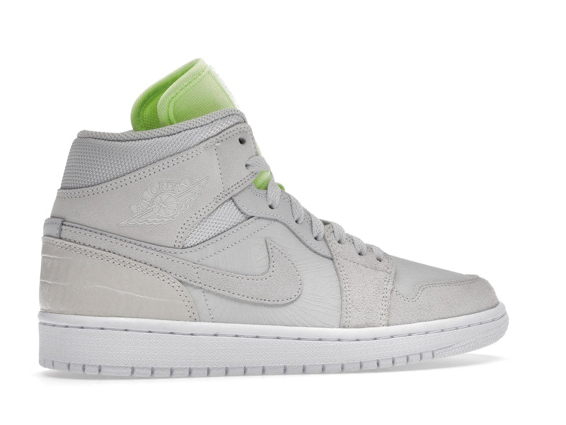 Jordan 1 Mid Vast Grey Ghost Green (Women's)