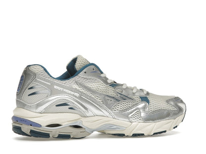 Mizuno Wave Rider 10 White Silver Blue