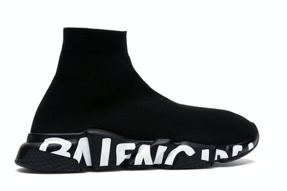 Balenciaga Speed Graffiti Trainers Black