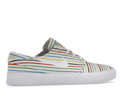 Nike SB Zoom Stefan Janoski Canvas Multi-Color Pinstripes