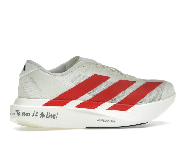 adidas Adizero EVO SL Off White Better Scarlet