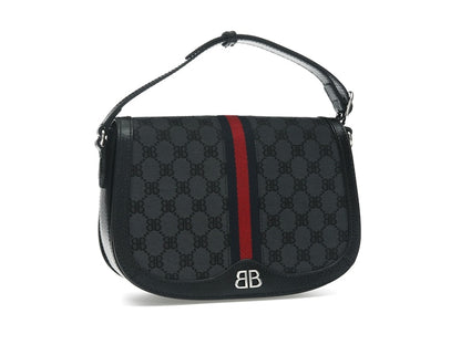Gucci x Balenciaga The Hacker Project Medium Shoulder Bag Black