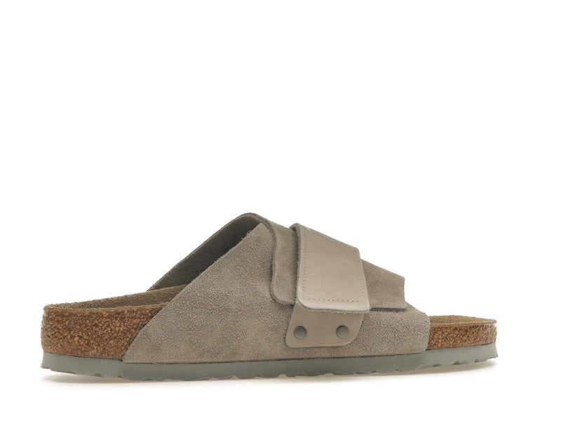 Birkenstock Kyoto Nubuck Suede Stone Coin