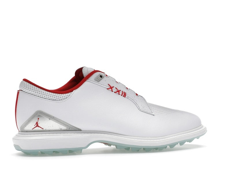 Jordan ADG 5 White Metallic Silver Blue Tint Fire Red (Wide)