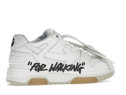 OFF-WHITE Out Of Office OOO Low Tops For Walking White Black