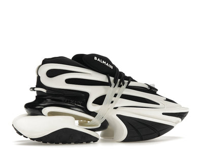 Balmain Unicorn Low-Top Black White
