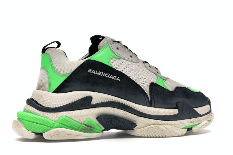 Balenciaga Triple S Mr. Porter Neon Green 2018