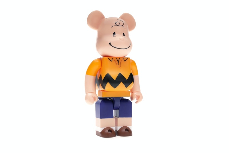 Bearbrick Charlie Brown 400% Yellow