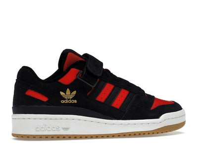 adidas Forum Low Core Black Core Black Vivid Red