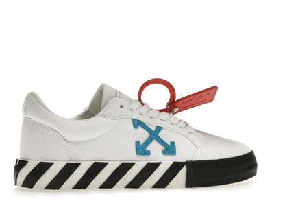 OFF-WHITE Vulcanized Low White Teal Canvas