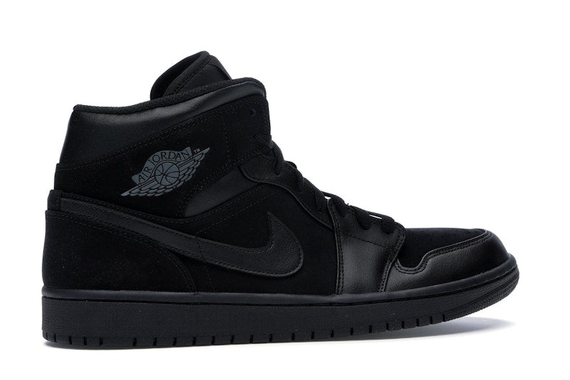 Jordan 1 Mid Triple Black (2018)