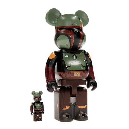 Bearbrick x Star Wars Boba Fett (Recovered Armor) 100% & 400% Set