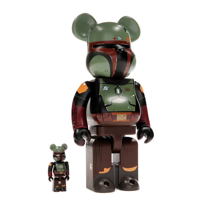 Bearbrick x Star Wars Boba Fett (Recovered Armor) 100% & 400% Set