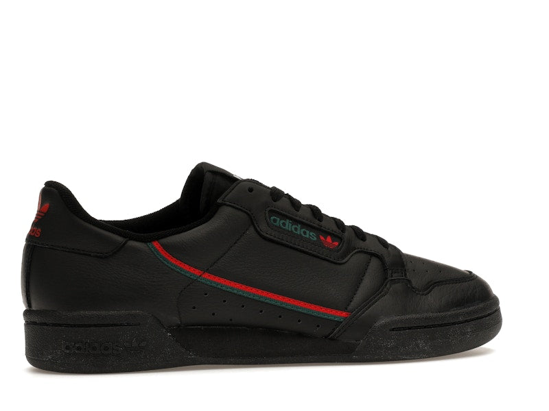 adidas Continental 80 Black Scarlet Green