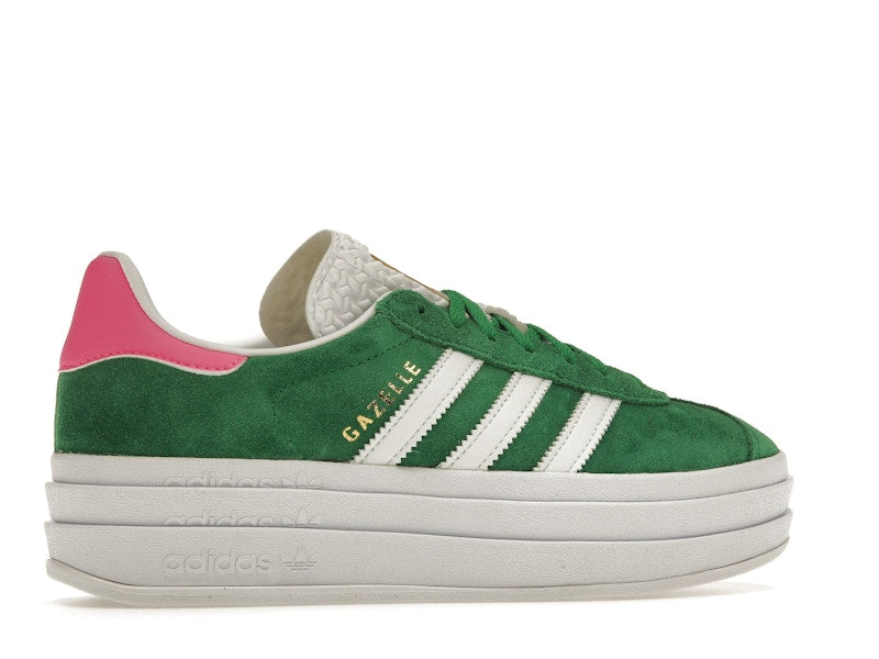 adidas Gazelle Bold Green Lucid Pink (Women's)