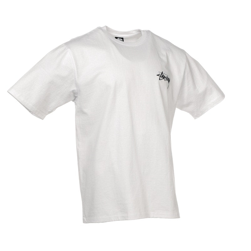 Stussy Fuzzy Dice Tee White