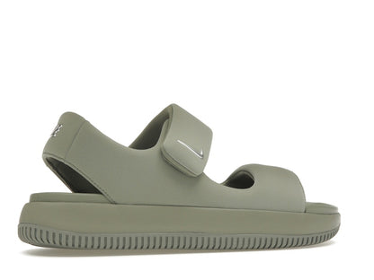 Nike Calm Sandal Light Army Metallic Silver (Women's)