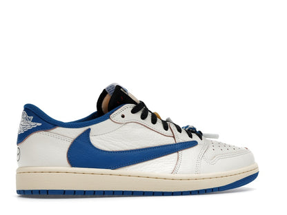 Jordan 1 Retro Low OG SP Fragment x Travis Scott Sail Military Blue