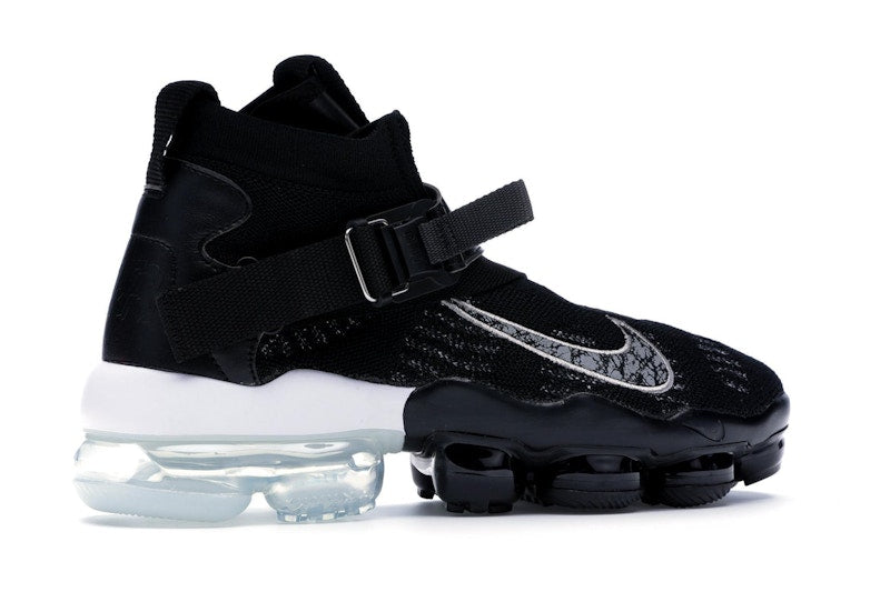 Nike Air VaporMax Premier Flyknit Black Metallic Silver White