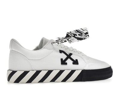 OFF-WHITE Vulcanized Low Canvas White Black
