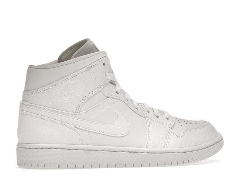 Jordan 1 Mid Triple White 2.0 (2020)
