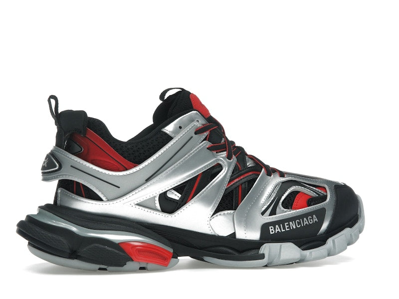 Balenciaga Track Black Red White Silver